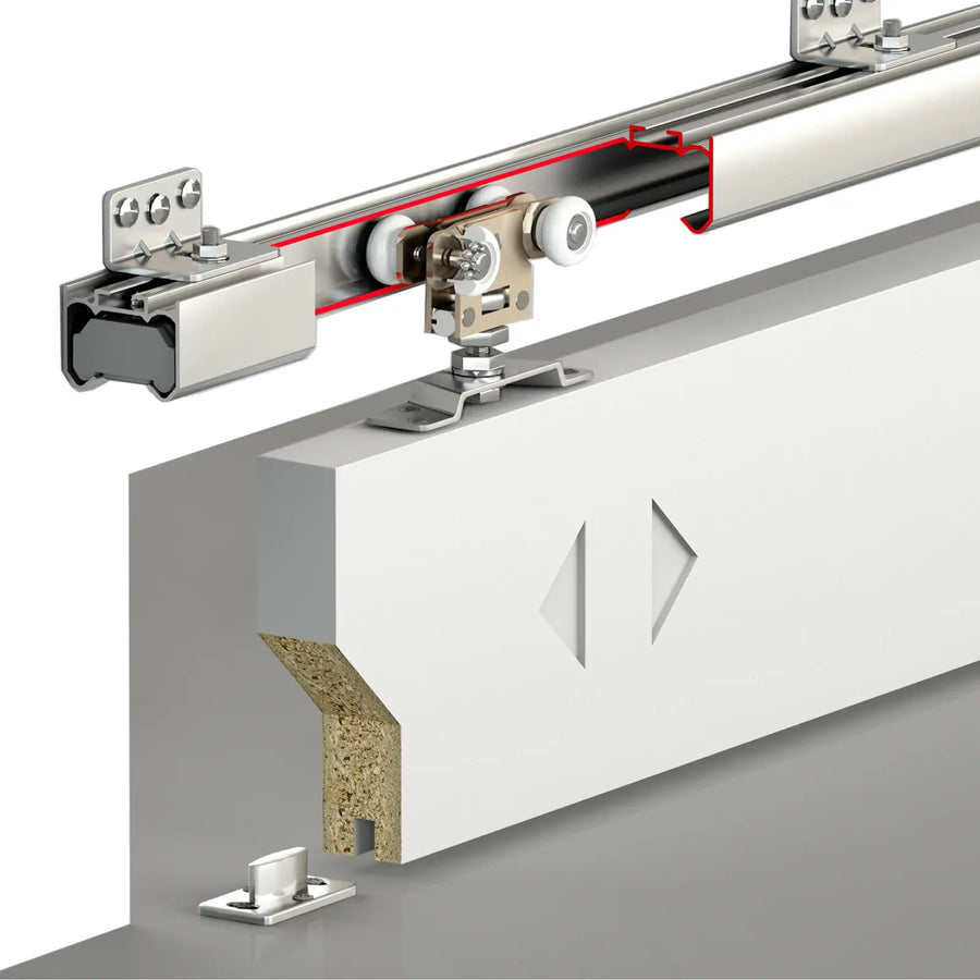 X-Slide Top Hung Sliding Door Kit - 1200mm Track