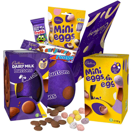 Cadbury Chocolate Easter Egg Treasure Box 320.5g