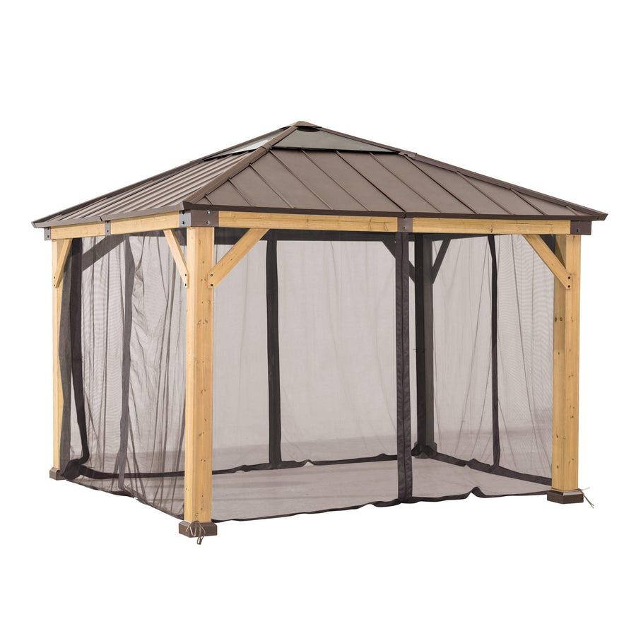 Gazebo Mosquito Netting for 336cm x 336cm Cedar Gazebo