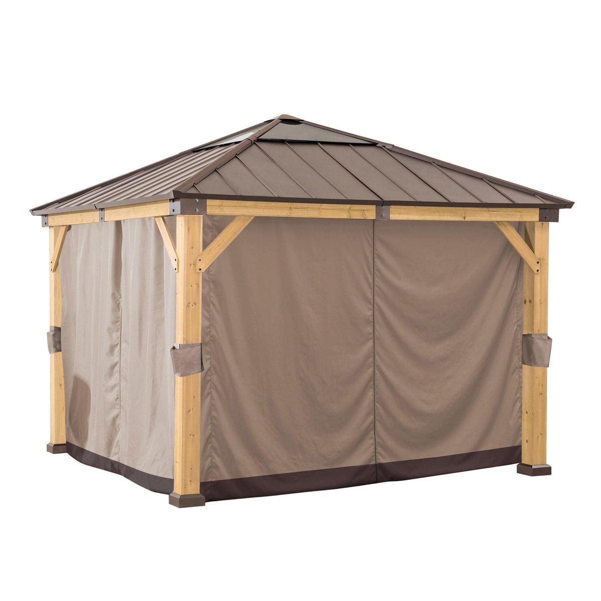 Gazebo Curtains for 336cm x 336cm Cedar Gazebo