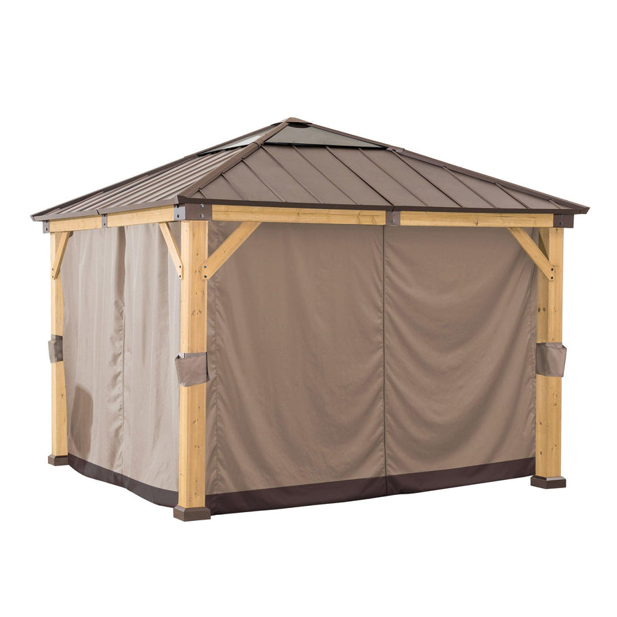 Gazebo Curtains for 336cm x 336cm Cedar Gazebo