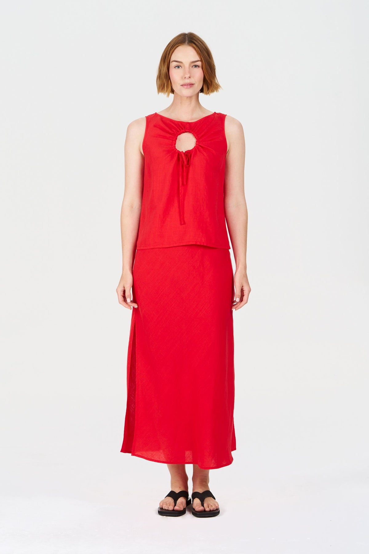 Tencel Midi-Rock Modell: Ray
