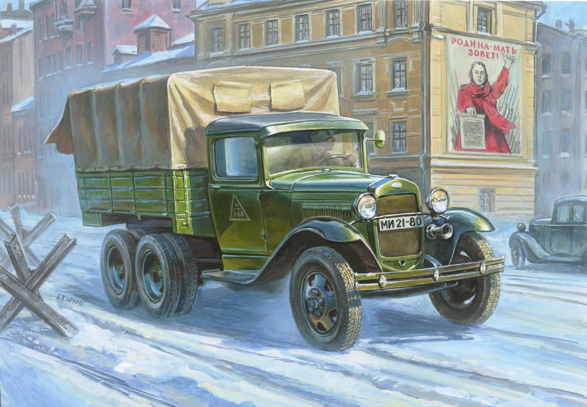 GAZ-AAA Soviet Truck